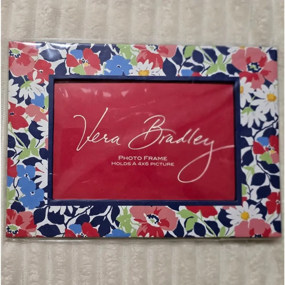 Vera Bradley Floral Photo Frame 4x6 Summer Cottage NEW